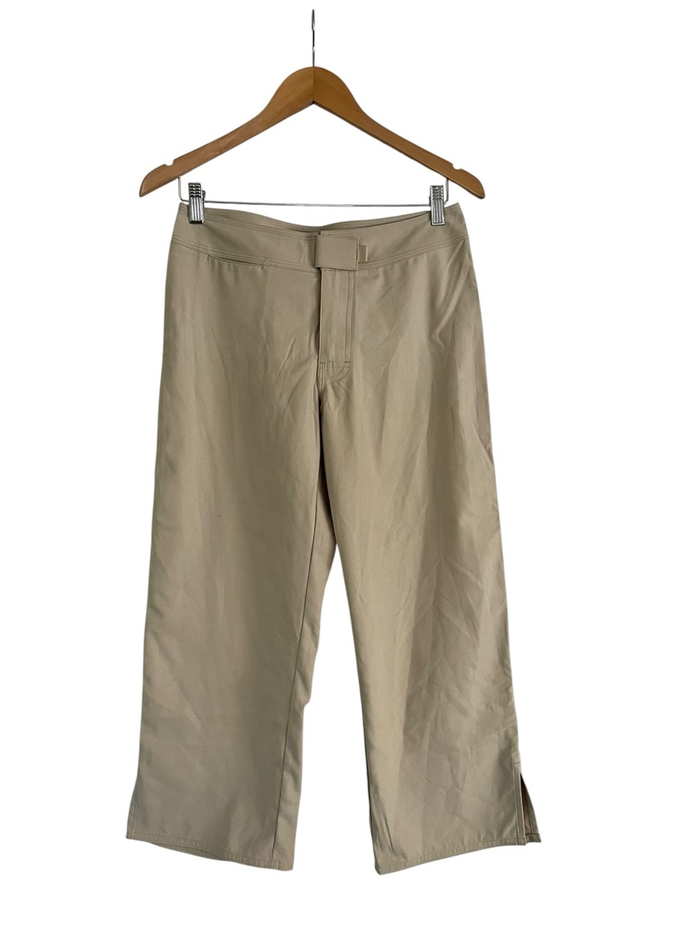 Patagonia Pataloha Kokawe Crop Pants Womens Beige Lightweight Wide Leg 4